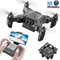 New Mini Drone V2 4K 1080P HD Camera Wifi Fpv Air Pressure Altitude Hold Foldable Quadcopter RC Drone Kid Toy Gift