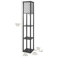 Bookshelf And Storage Shelf Floor Lamp Gorgeous  Modern design