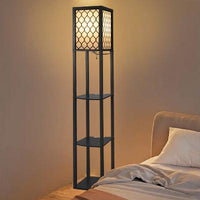 Bookshelf And Storage Shelf Floor Lamp Gorgeous  Modern design