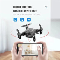 New Mini Drone V2 4K 1080P HD Camera Wifi Fpv Air Pressure Altitude Hold Foldable Quadcopter RC Drone Kid Toy Gift