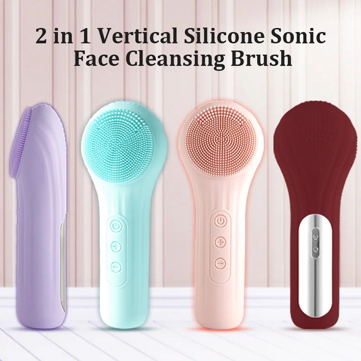 New professional Waterproof Facial Cleansing Brush for Men & Women Rechargeable