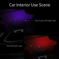 Car Ceiling  LED Starry Sky Night Light USB Powered Galaxy Star Projector