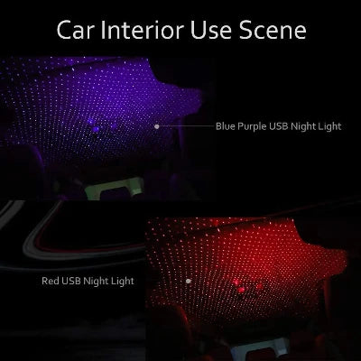 Car Ceiling  LED Starry Sky Night Light USB Powered Galaxy Star Projector