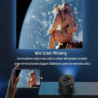 Mini Smart Projector Auto Focus Android LED HD Projector, Portable Mini Projector  HD smart Movies