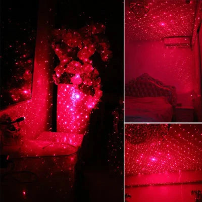 Car Ceiling  LED Starry Sky Night Light USB Powered Galaxy Star Projector