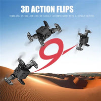 New Mini Drone V2 4K 1080P HD Camera Wifi Fpv Air Pressure Altitude Hold Foldable Quadcopter RC Drone Kid Toy Gift