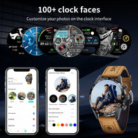 New Rugged Military GPS Smart Watch Men AMOLED HD Screen Heart Rate Bluetooth Call Waterproof Outdoor SmartWatch