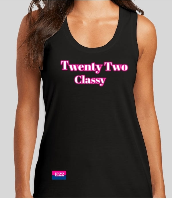 Womens Tank top Twenty Two Brand, Hot pink Tank Top, Custom Twenty Two brand Womens tank top