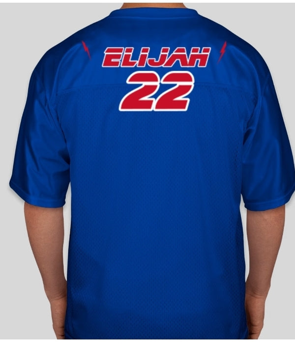 Elijah # 22 Professional Jai alai Player Jersey, Super High quality,  Jai Alai fastest ball Game Jersey, Elijah 22 lightning Jersey