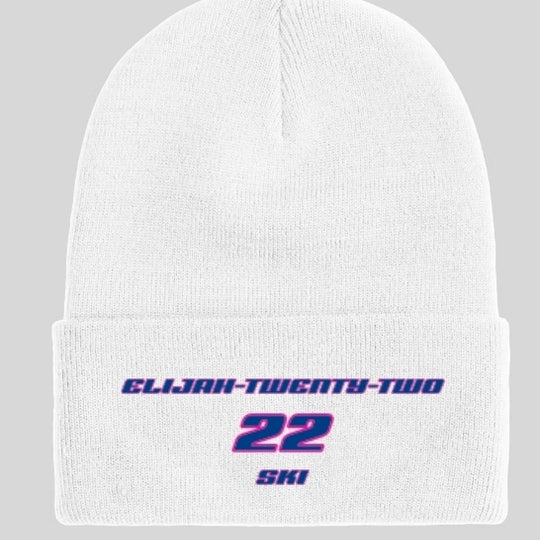 Elijah Twenty Two Ski Hat, Deuces model Twenty Two Ski Hat, Champion Brand 22 winter Ski hat