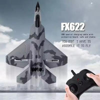 F22 Fighter Remote Control Aircraft Fixed Wing Glider Fall Resistant Foam Auto Balance Electric RC Aircraft Model Toy Hand Drop