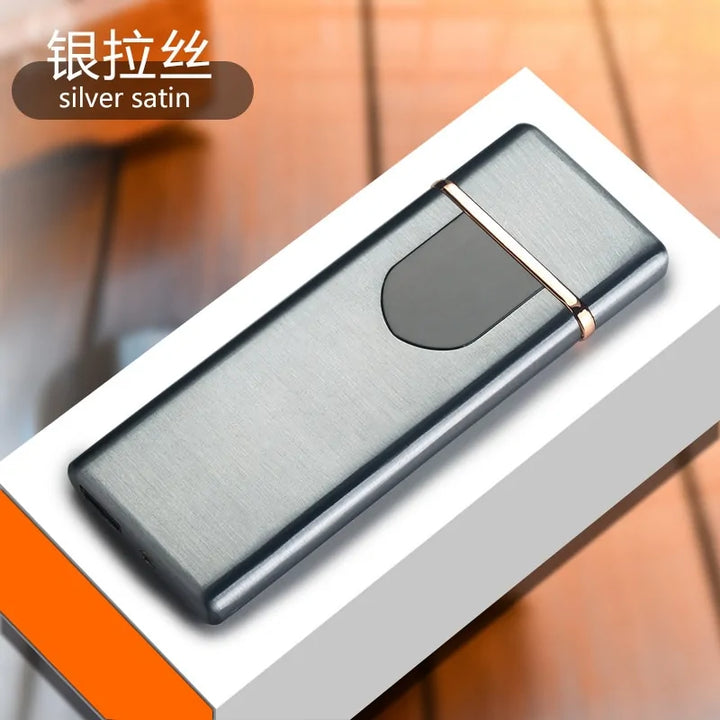 Windproof Electronic Ultra Thin USB Cigarette Lighter, Windproof lighter USB rechargeable