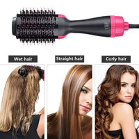 Hot Air Hair Dryer Brush & Volumizer, Hair detangler brush, Hot air brush