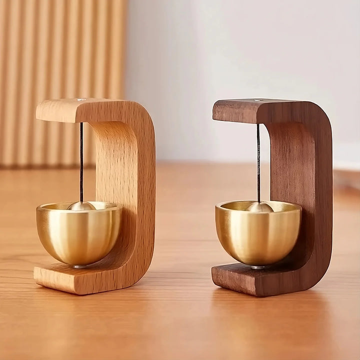 Japanese Cedar Chime Doorbell, Brass doorbell chime